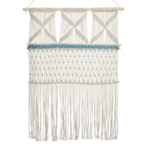 Cotton Macramé Wall Hanging Beige KALADY II