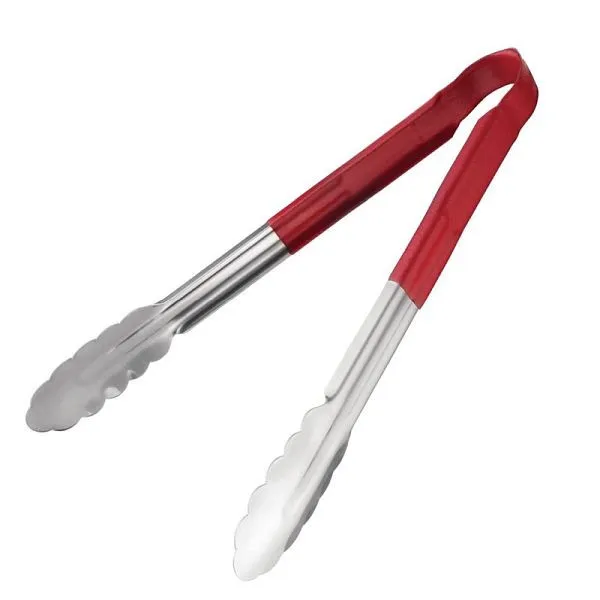 Hygiplas pinza per servire con codice colore rosso CB154