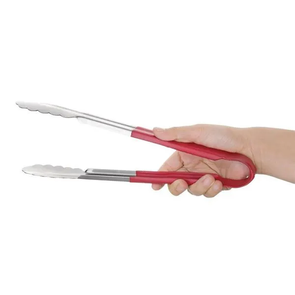 Hygiplas pinza per servire con codice colore rosso CB154