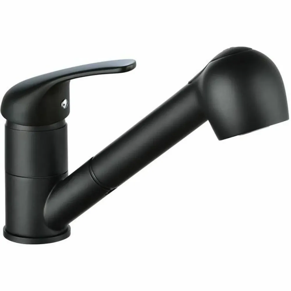 Kitchen Tap Rousseau ARES Nero Finitura opaca