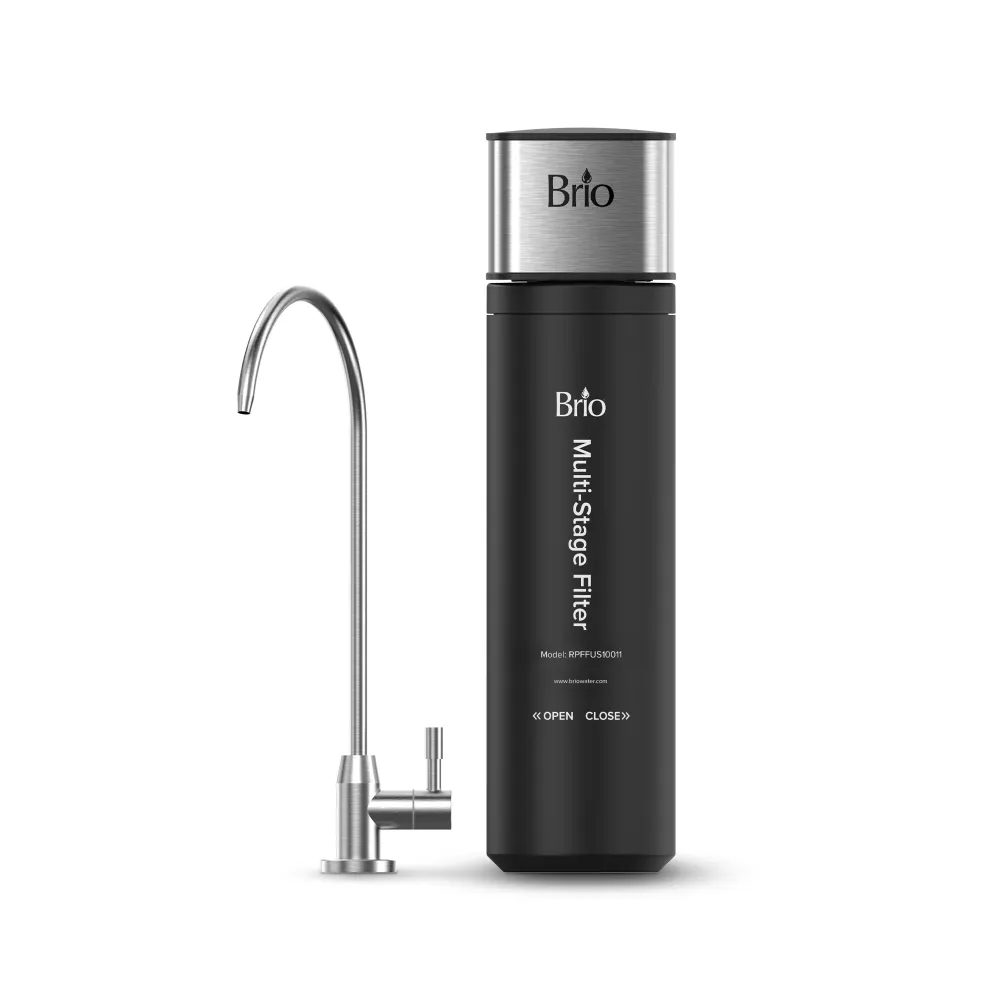 Brio 11" Multiplo Stage Undersink Water Filtration System & Faucet
