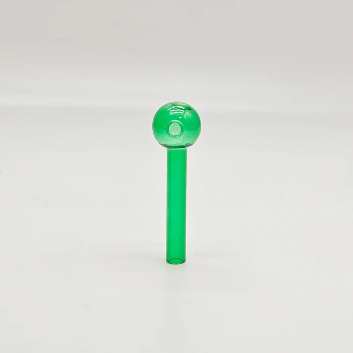 4″ Green Glass Oil Burner Pipe
