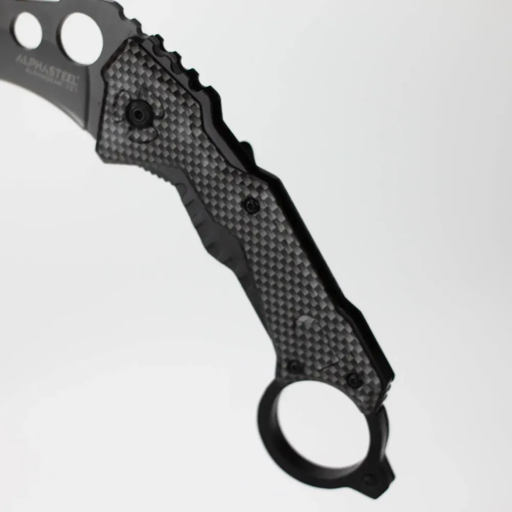 ALPHASTEEL - 7" Folding Pocket Knife - Void per Adulti