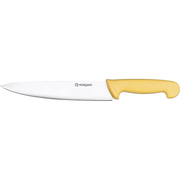 Coltello da cucina Stalgast HACCP manico giallo lama acciaio inossidabile 22 cm MS0923210