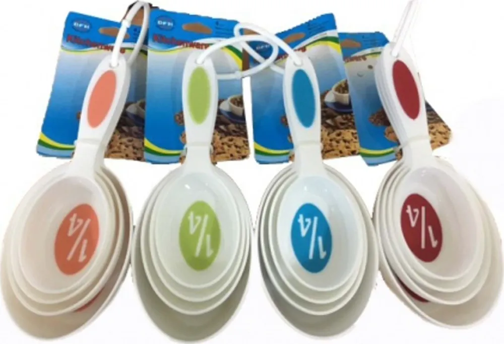 4 Cucchiaini Misurini Di Precisione Da 59 Ml 237 Ml Plastica Dosatori Dolci