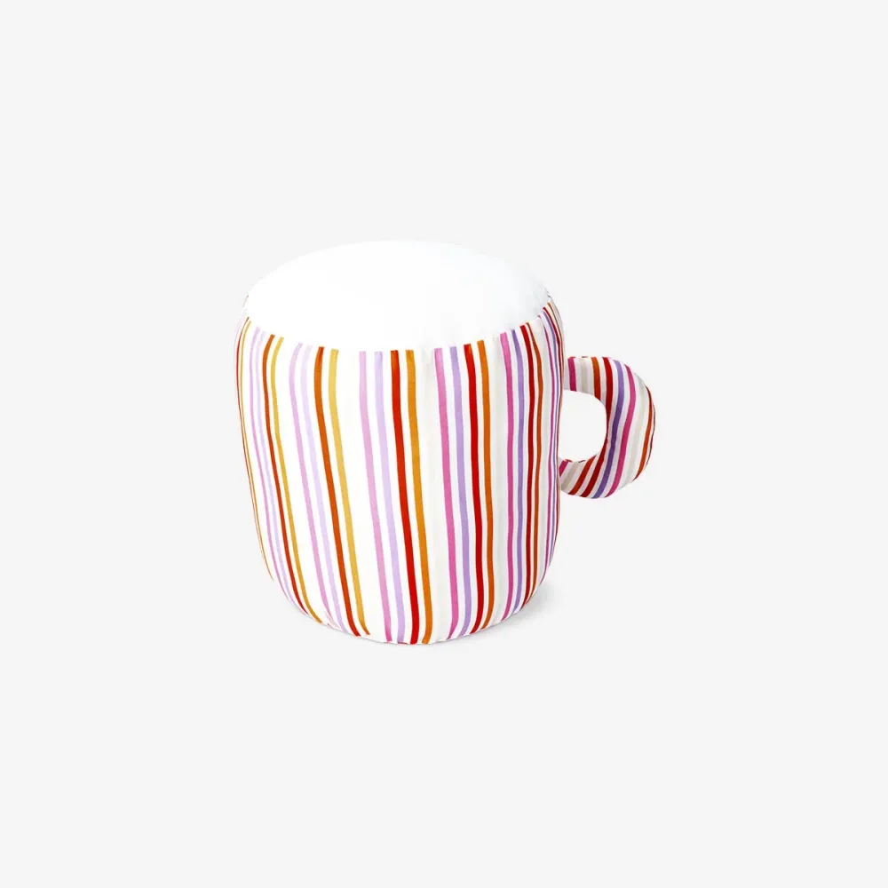 Cuscino per tazza righe