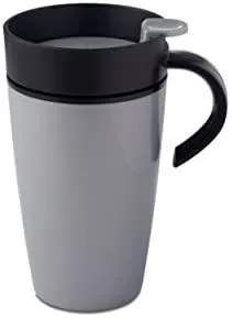 Thermo Mug Automatic Silver Dewit Vandorp