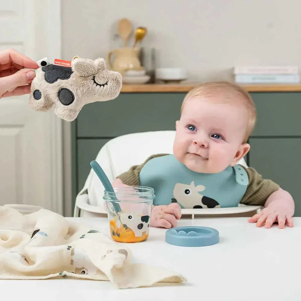 Done Deer® Set due contenitori per alimenti Tiny Farm Blue