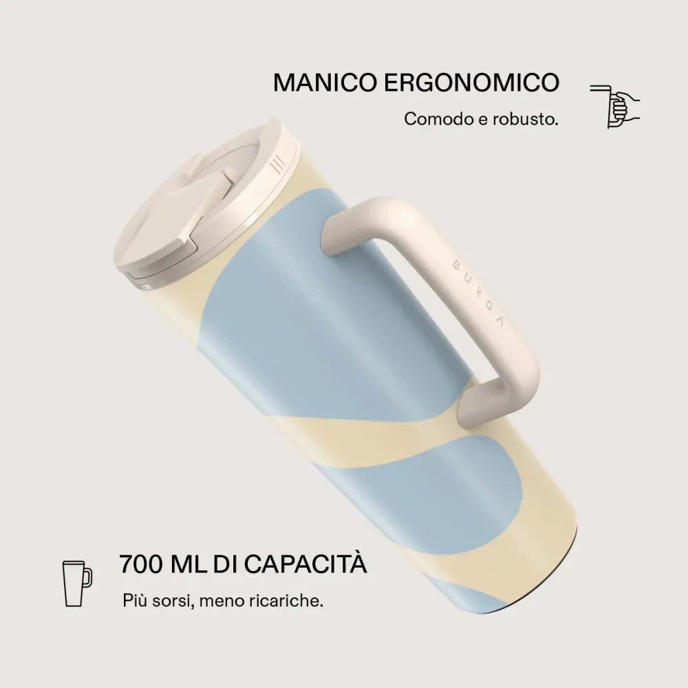 Flow - Tazza da viaggio EasyGrip