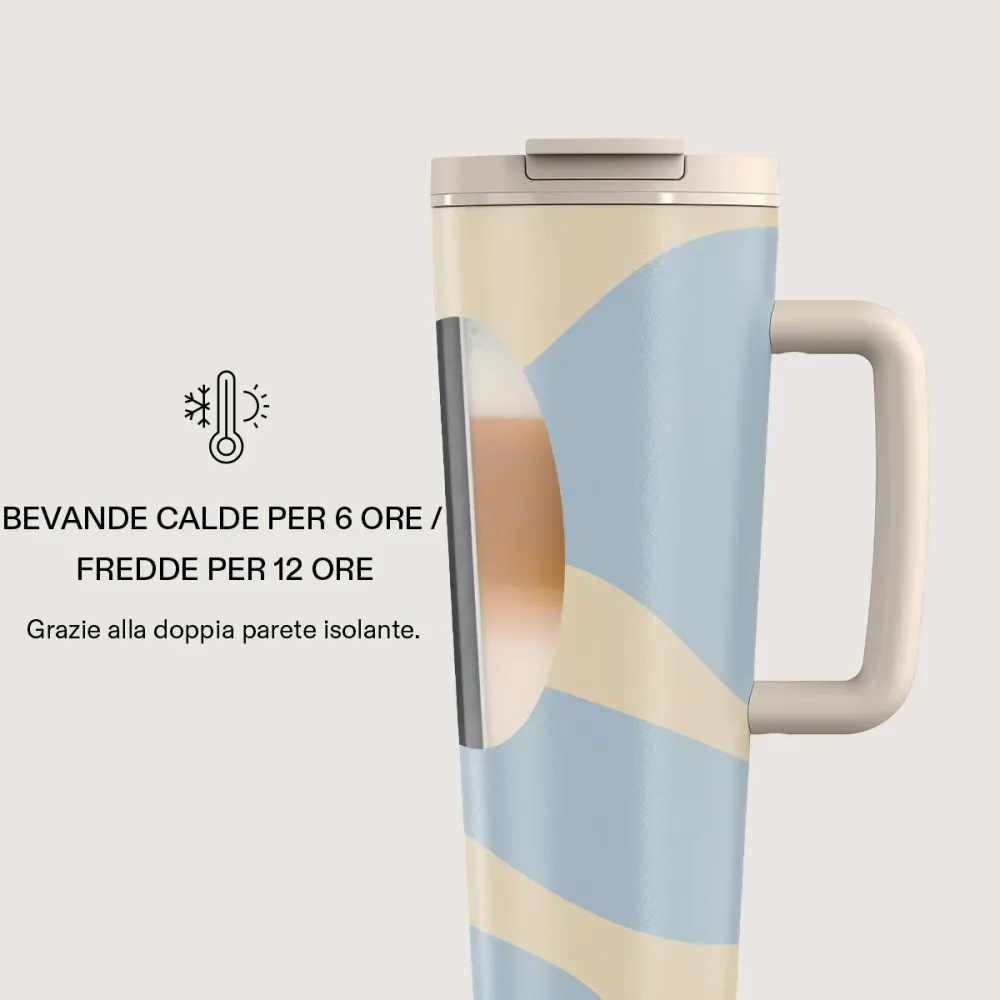 Flow - Tazza da viaggio EasyGrip