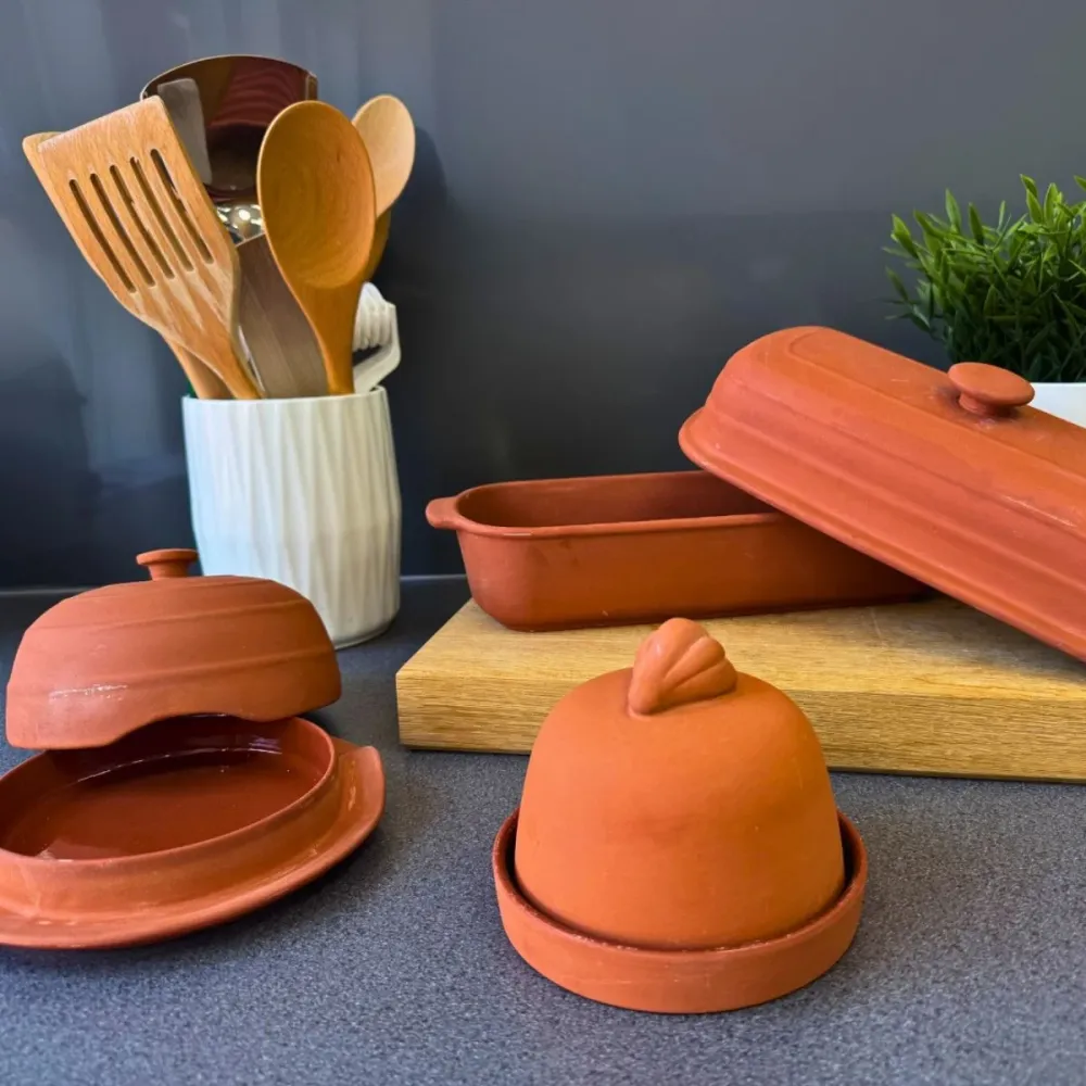 Formaggiera terracotta Dexam