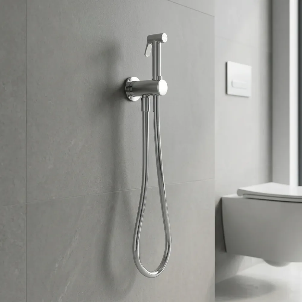 Idroscopino ottone BathCore con comando diretto - Cromo