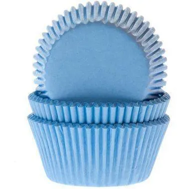 60 Mini Caissette per Cupcake Blu