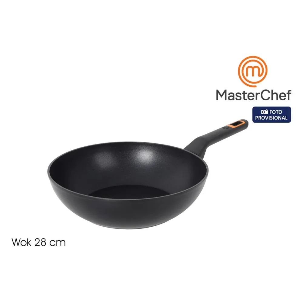 Padella Wok MasterChef 28 cm (6 Unità)