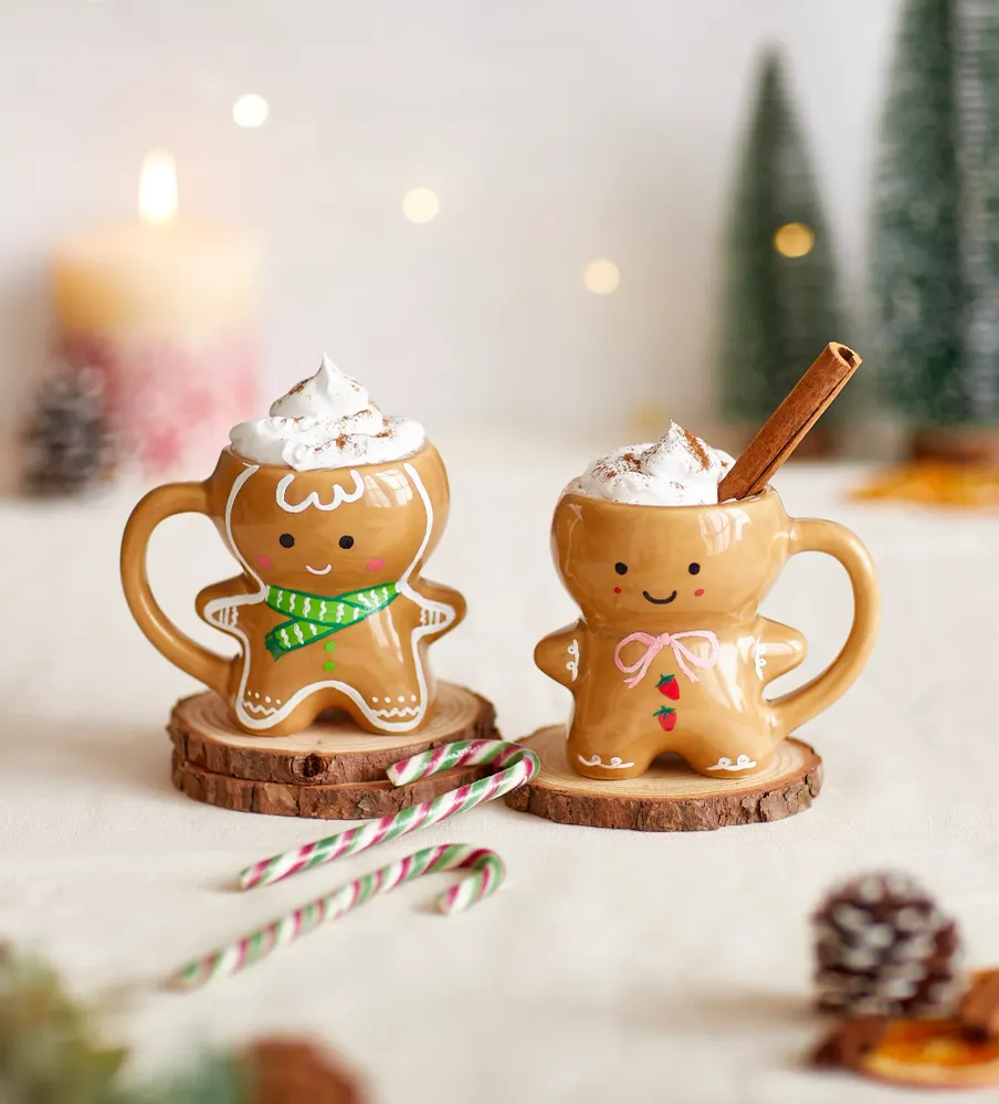 Paint--Mug Pan di Zenzero di Natale x2