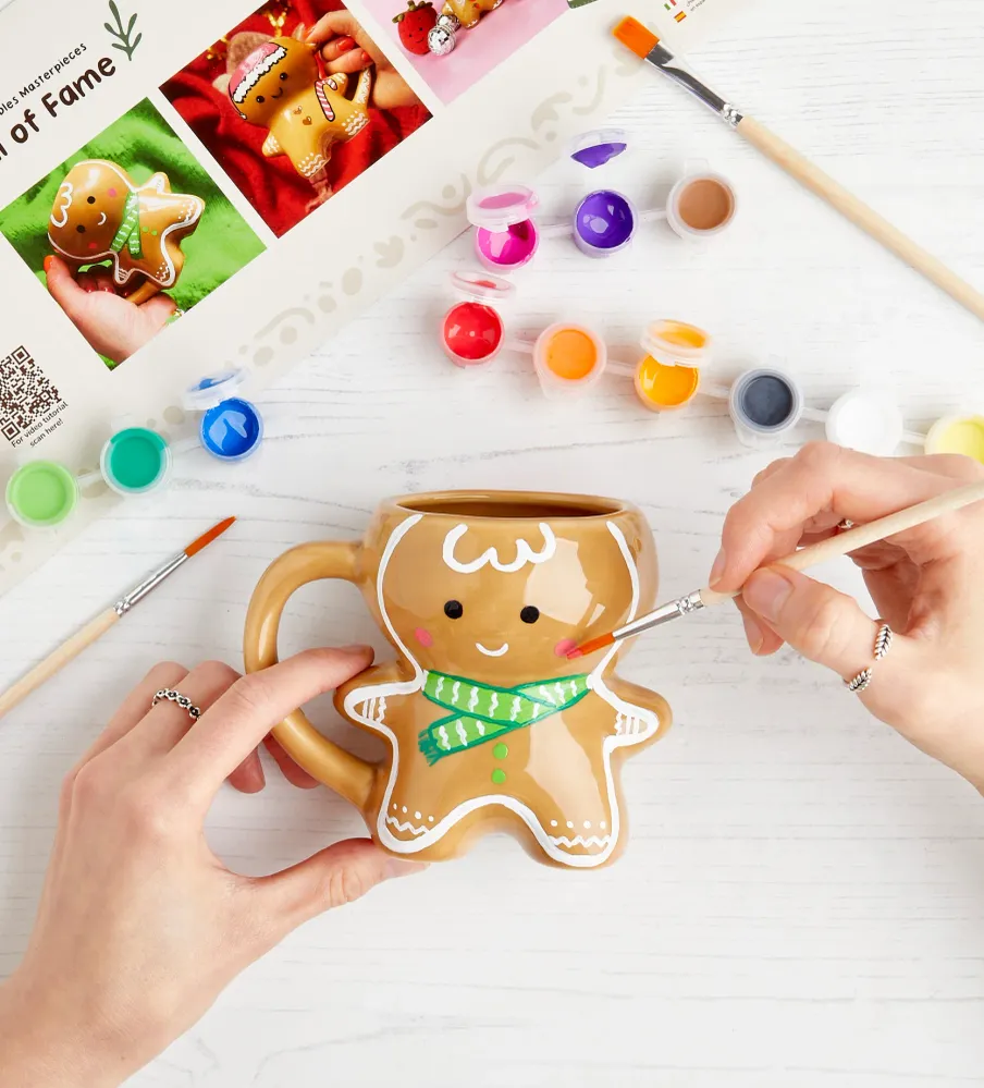 Paint--Mug Pan di Zenzero di Natale x2