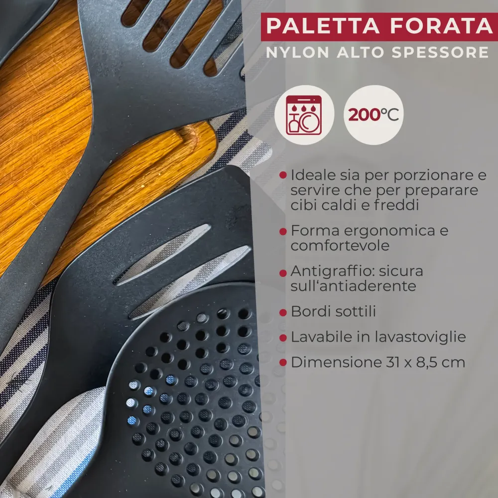 Paletta forata, Linea Nero