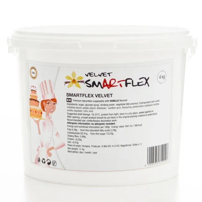 Pasta di Zucchero Vaniglia - Bianco 4kg