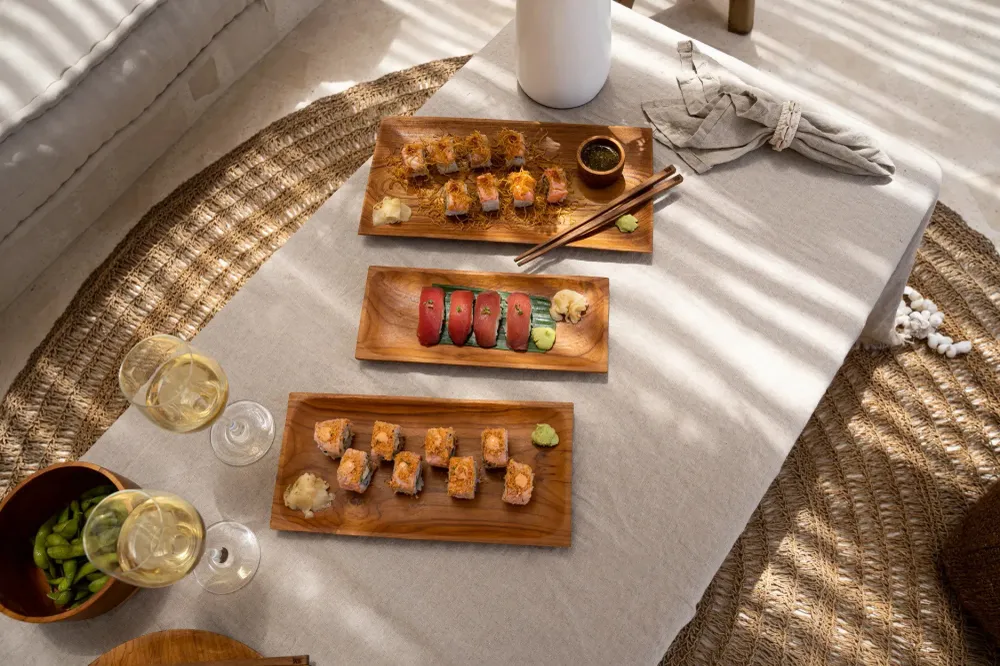 Il Piatto Sushi Teak Root - L