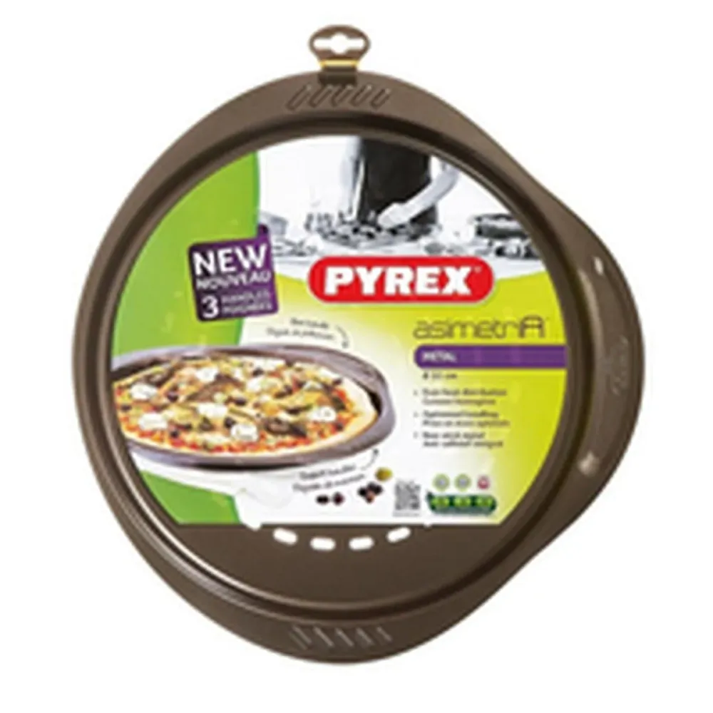 Stampo per Pizza Pyrex Marrone Nero Metallo