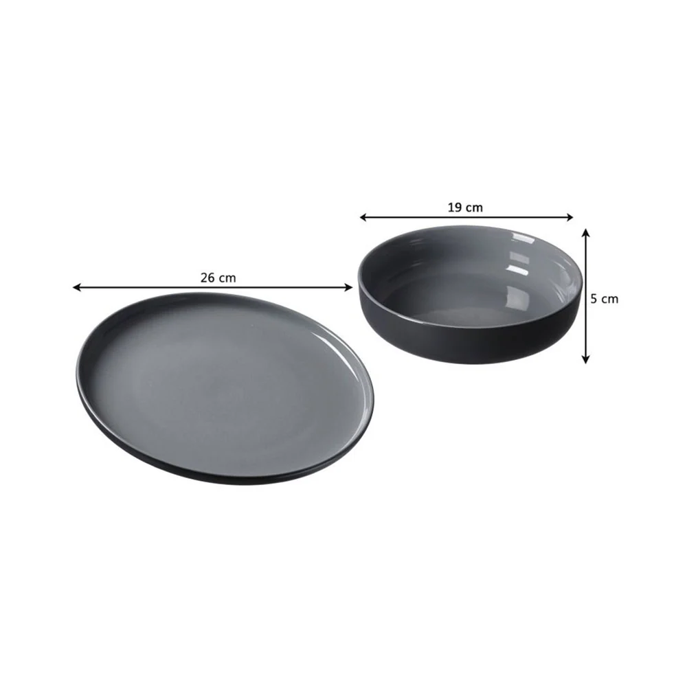Ritzenhoff & Breker Kitchen Need Jasper Table Service 8 parti Black