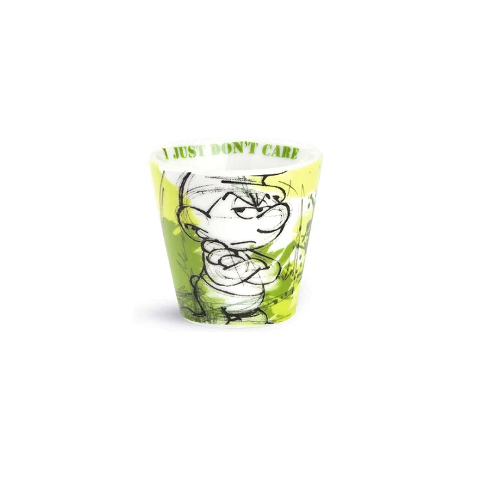 Set 4 Bicchieri Caffè Brontolone “Puffi” Egan