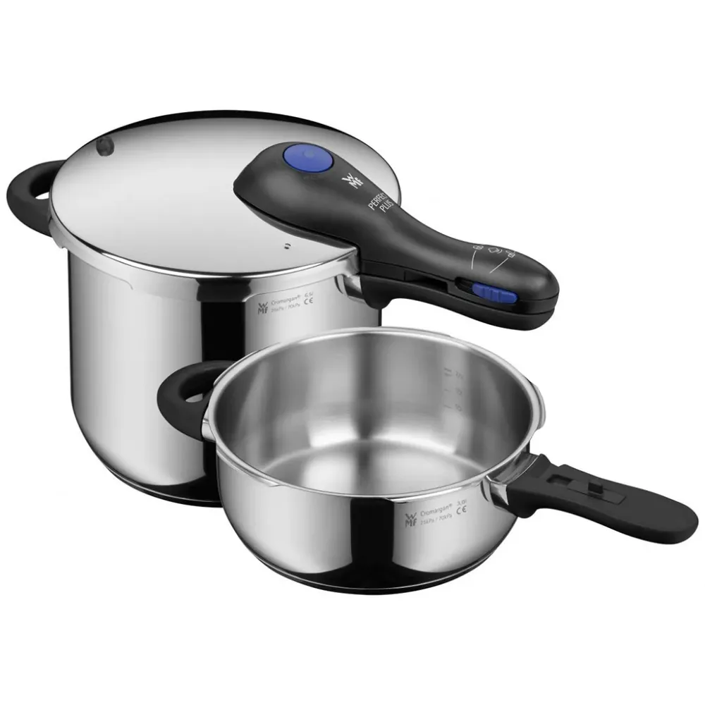 Set pentola pressione WMF Perfect Plus 6,5+3L
