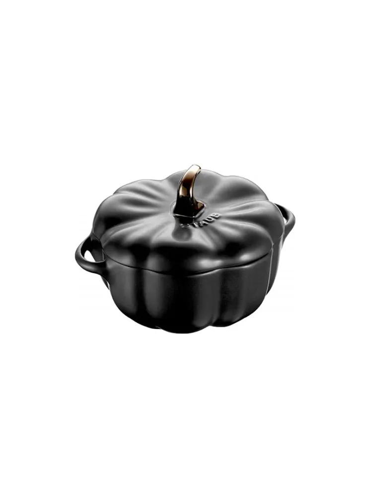 Staub Mini Cocotte Zucca Nero opaco 13 cm