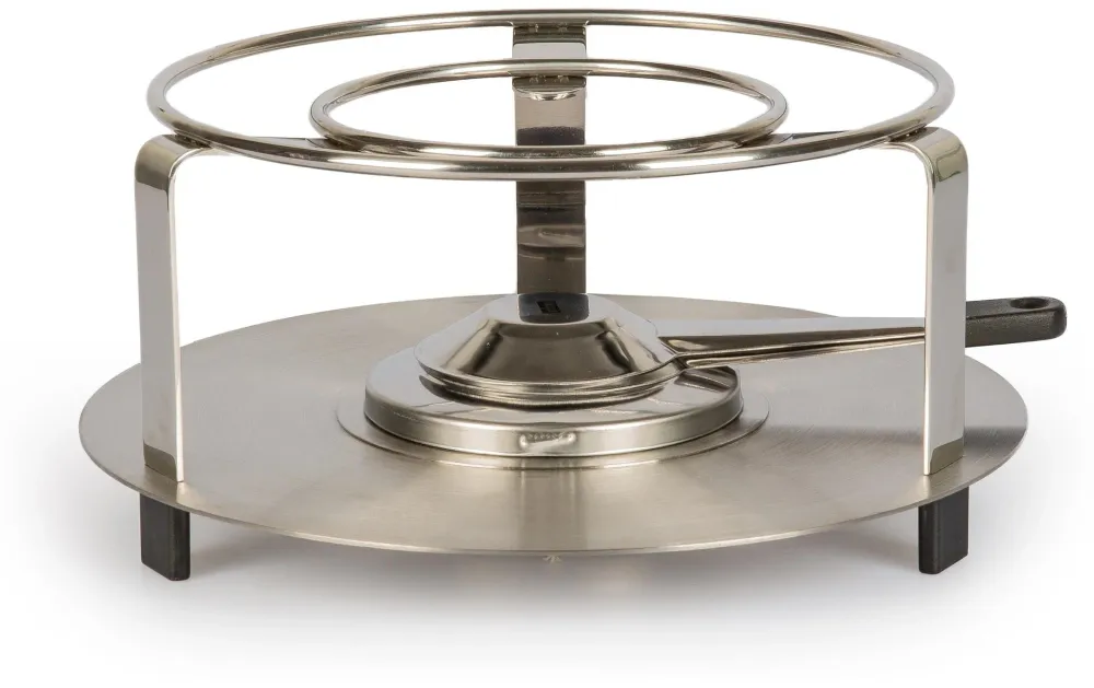 Stöckli Rechaud Ø 24 cm, acciaio inossidabile, argento