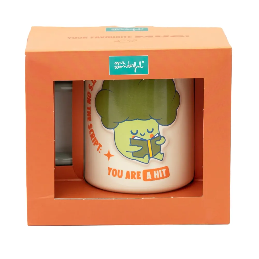 Tazza 3D broccoli - It's on script: you are hit!