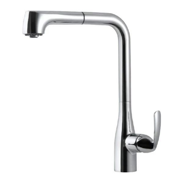 Hamat - QUPO-2020 PC - Quantum Gemello Function Pull Out Kitchen Faucet Polished Chrome