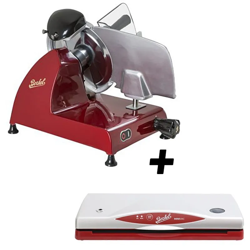 Berkel Affettatrice Red Line 250 colore Rosso + Minivac Berkel