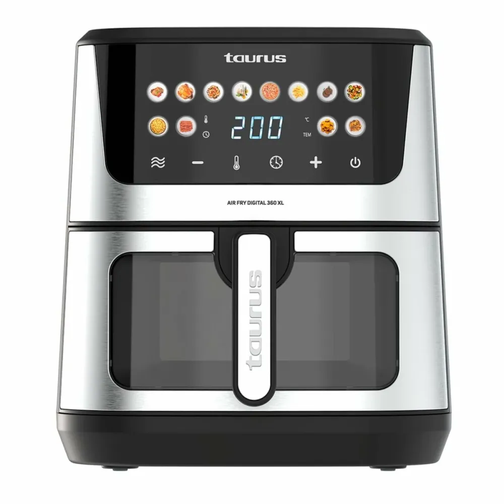 Friggitrice ad Aria Taurus Nero 2100 W 8 L