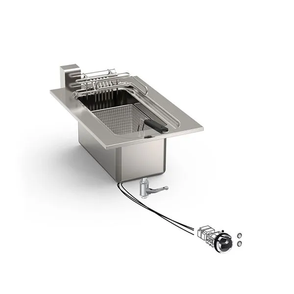 Friggitrice drop- Gastro-Inox 10 litri 75 kW 40 cm 160515