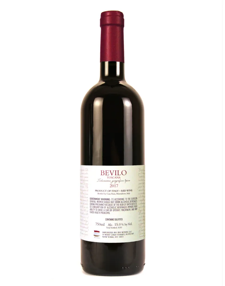 Bevilo IGT 2017 Casa Raia