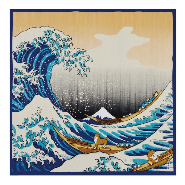 Furoshiki "Hokusai"