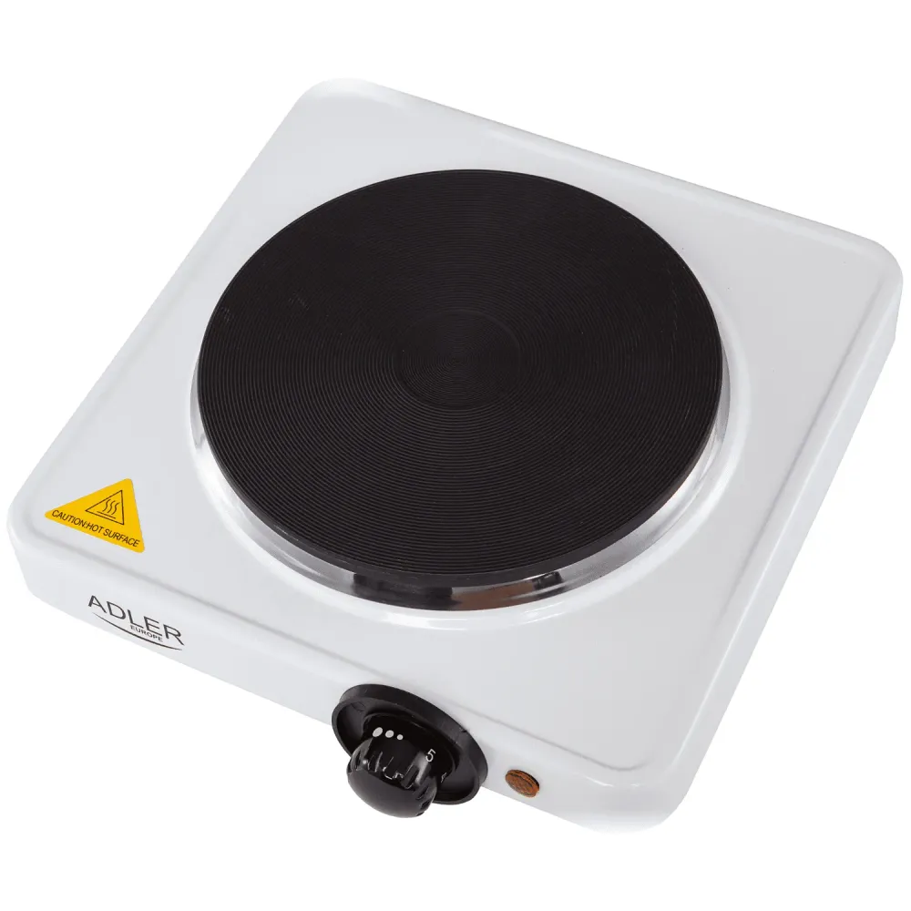 Adler AD 6503 Single Electric Stove Hot Plate Hob 1500W Variabile Temperature Mini Stove