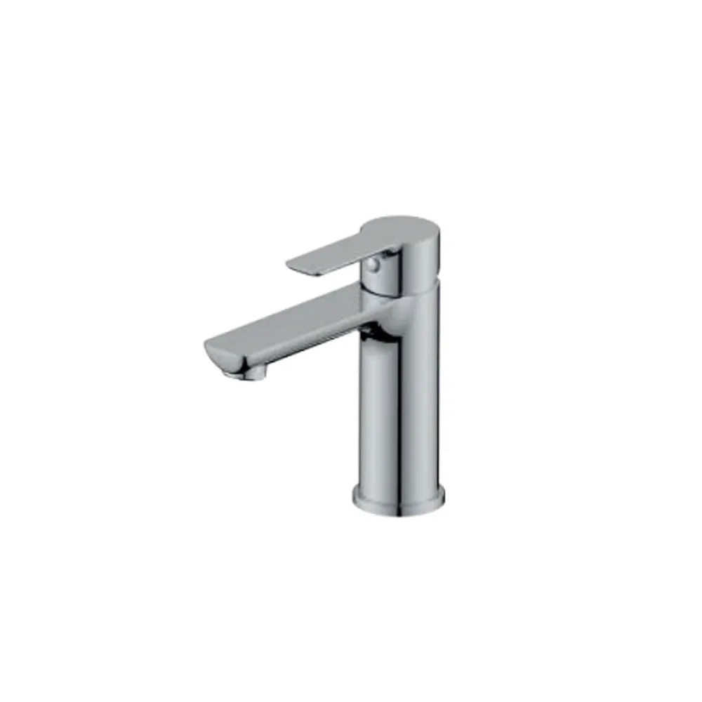 Macchina per Caffè Moka Miscelatore monocomando lavabo RubiFlux serie Zea - Cromo