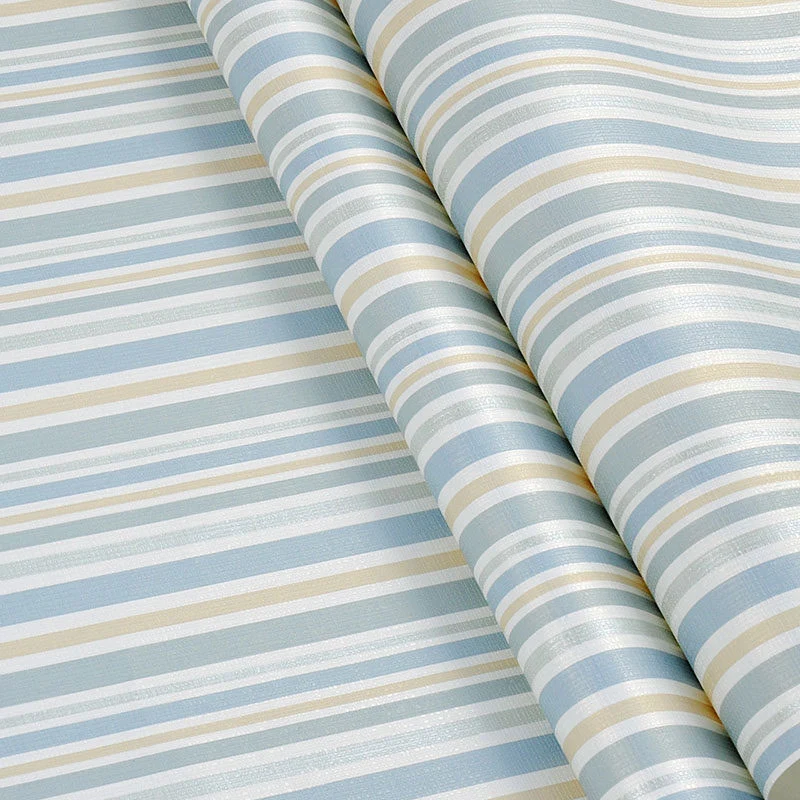 Rotolo di carta da parati strisce verticali per soggiorno colore naturale, 33 piedi x 20,5 pollici