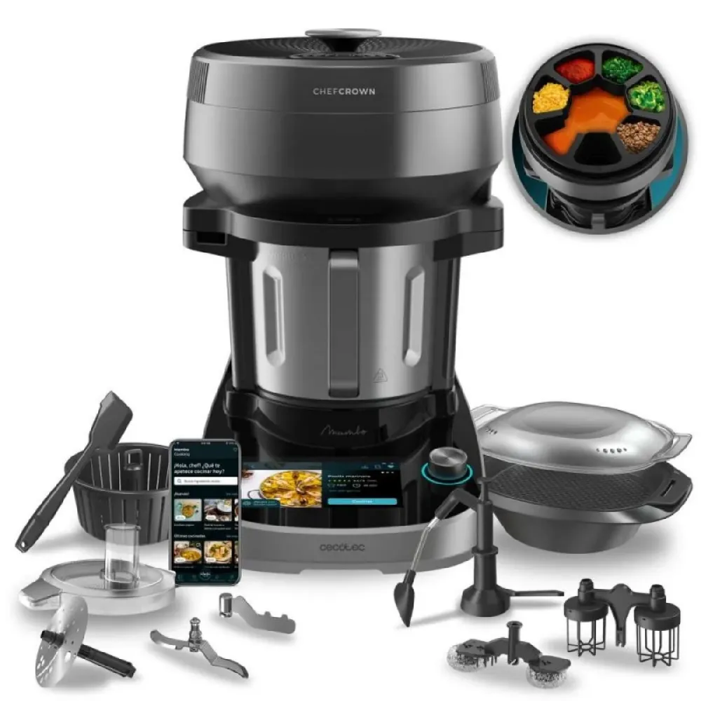 Filtro Sostitutivo Robot da Cucina Cecotec Nero 2200 W