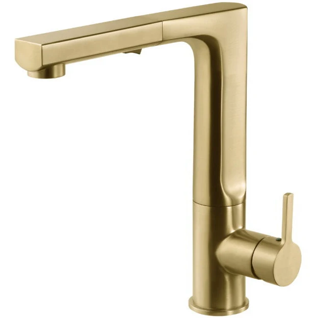Hamat - STPO-2000 BB - Storm Dual Function Pull Out Kitchen Faucet Brushed Ottone