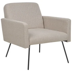 Armchair NARKEN Fabric Crema