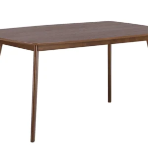 Dining Table 150 x 90 cm Dark Wood IRIS