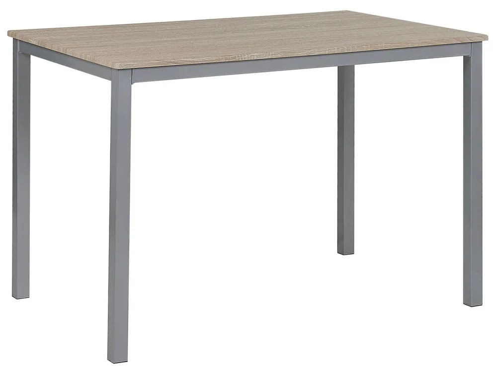 4 Seater Dining Set Light Wood Grey BLUMBERG