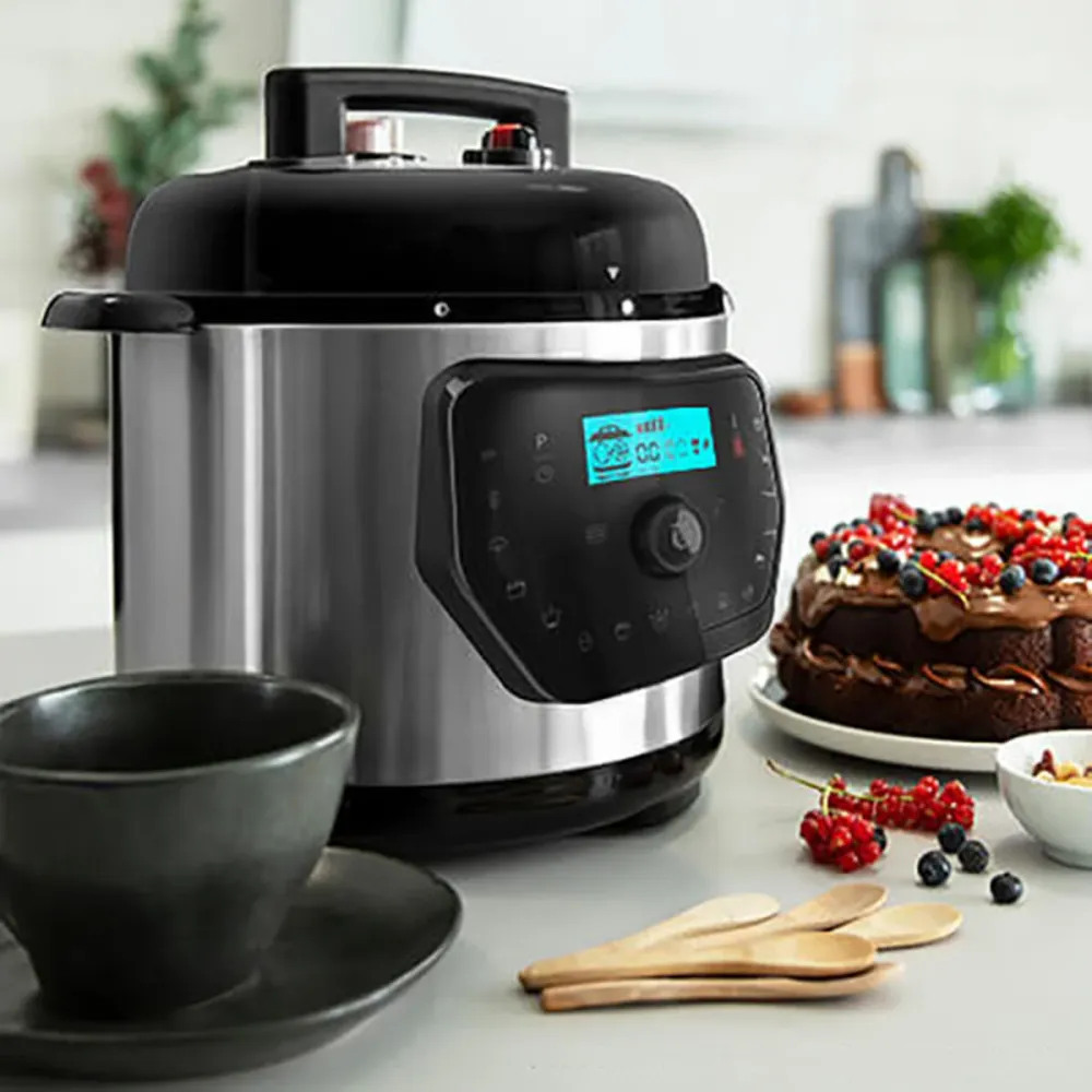 Robot da Cucina Cecotec H Di lusso 6 L LCD Acciaio 1000 W 6 L 8 L Compatibile con Pentole Pressione