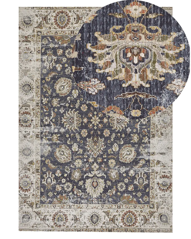 Area Rug 140 x 200 cm Multicolour PELITLI