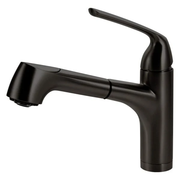 Hamat - QUPO-2010 OB - Quantum Bar Dual Function Pull Out Kitchen Faucet Oil Rubbed Bronzo caldo