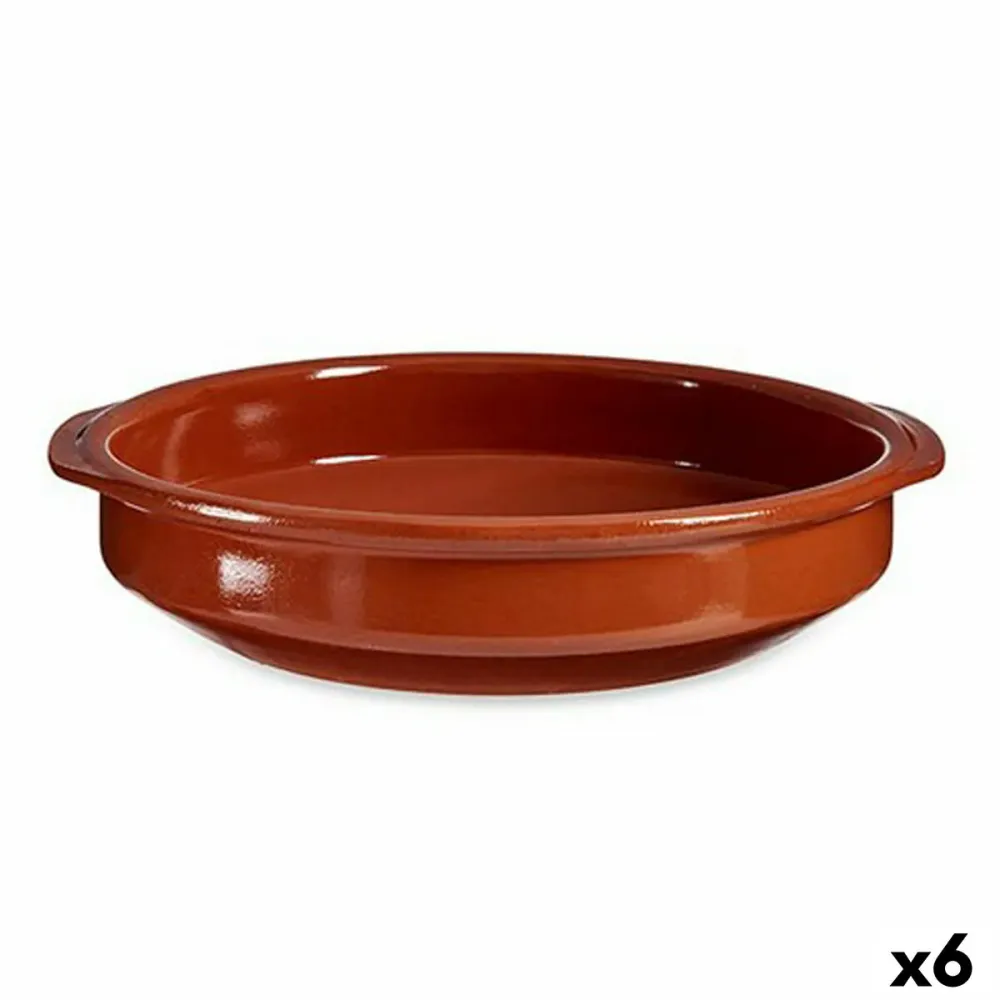 Teglia 0136 Mele Argilla cotta 38 x 7 x 36 cm (6 Unità)